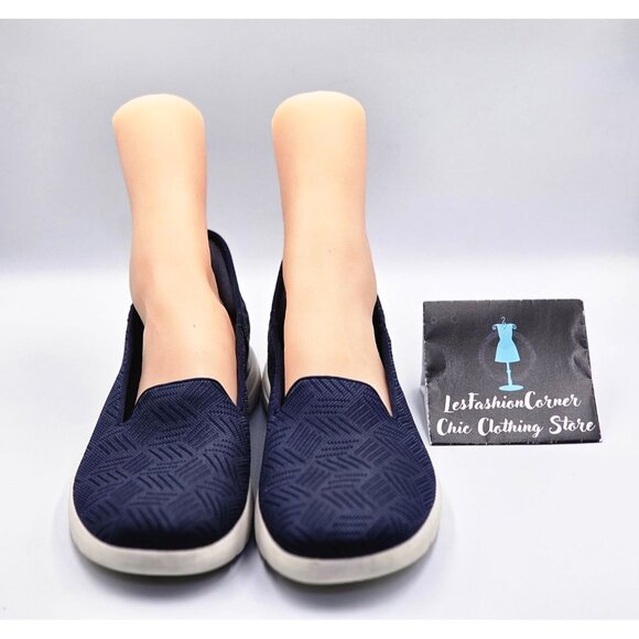 Skechers Women's Navy Blue Performance On-The-Go Flex Slip-On Shoes Sz 11 2516 - Picture 10 of 15